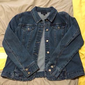 A jean jacket that’s never been worn.
